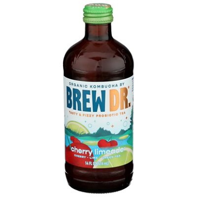 Brew Dr Kombucha Cherry Limeade - 14 Fl. Oz. - Image 3