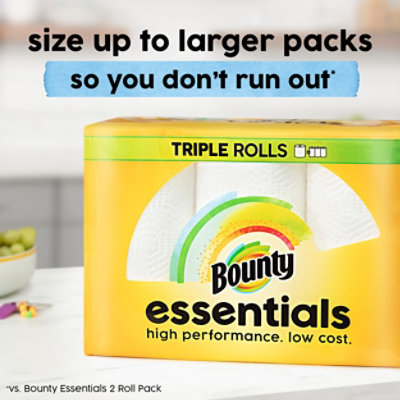 Bounty Essentials Triple Roll Select-a-size - 2 Count - Image 8