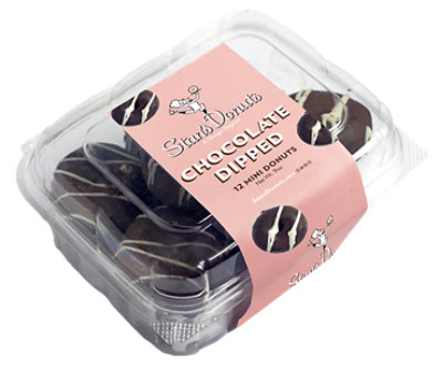 Stan's Donuts Chocolate Dipped Mini Tub 9 Oz - Image 1