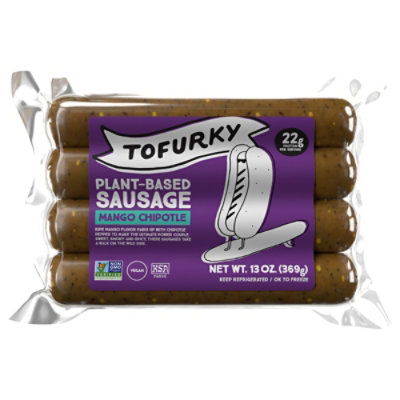 Tofurky Sausage Mango Chipotle Vegetarian  -13 Oz - Image 1