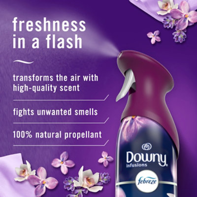 Febreze Air Aerosol Calm Downy Infusions, Lavender & Vanilla Bean 8.8 Oz - Image 2