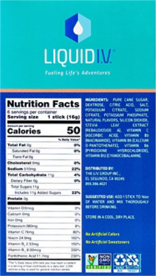 Liquid I.V. Hydration Multiplier Grapefruit Electrolyte Powder Packet Drink Mix - 6 Count - Image 5