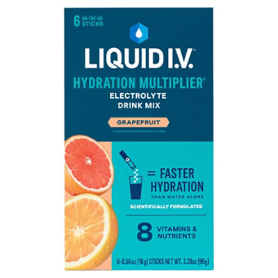 Liquid I.v. 6ct Grapefruit - 3.38 OZ - Image 1