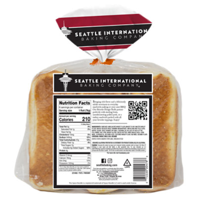 Seattle International Brioche Hoagie Rolls - 16 Oz - Image 2