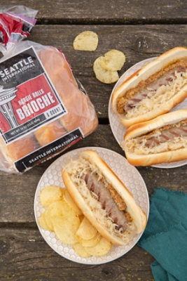 Seattle International Brioche Hoagie Rolls - 16 Oz - Image 4