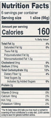 Franz Gluten Free Deli Style Caraway Rye Flavored Bread - 14 Oz - Image 2