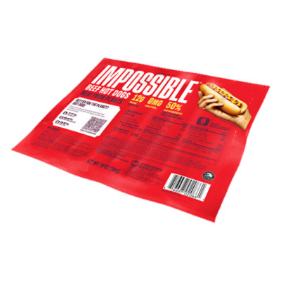 Impossible Beef Hot Dogs Meat From Plants 10 Oz - 10 OZ - Image 2