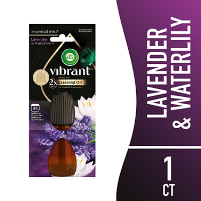 Air Wick Vibrant Essential Mist Diffuser Refill Lavender & Waterlily  - .67 Oz - Image 1