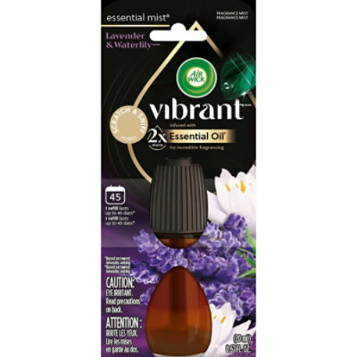 Air Wick Vibrant Essential Mist Diffuser Refill Lavender & Waterlily  - .67 Oz - Image 2