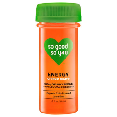 So Good So You Organic Organic Energy Orange Guava Juice Shot - 1.7 Fl. Oz. - Image 1