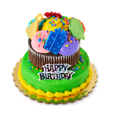 Cake 5 Inch With Mega Whipped Cupcake - EA - Image 1