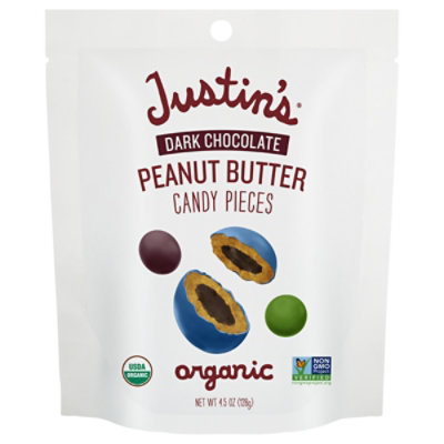 Justins Dark Choc Peanut Butter Pieces 4.5oz - 4.5 Oz - Image 1