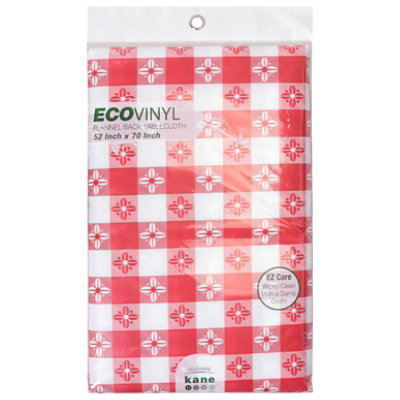 Kane Home EcoVinyl Flannel Back Table Cloth - 52 x 70 Inch - Image 2