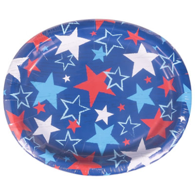 Signature Select Star Studded Oval Platter - 8 Count - Image 3