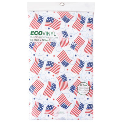 Kane Patriotic Vinyl Tablecloth - Each - Image 3