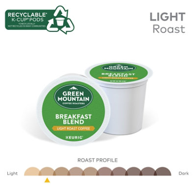 Green Mountain Coffee Roasters Breakfast Blend Keurig K Cup Pods Light Roast Coffee - 10 CT - Image 5