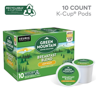 Green Mountain Coffee Roasters Breakfast Blend Keurig K Cup Pods Light Roast Coffee - 10 CT - Image 2