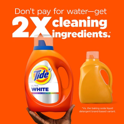 Tide He Liquid Laundry Detergent Plus Ultra Oxi White, Original Scent - 132 Fl. Oz. - Image 3