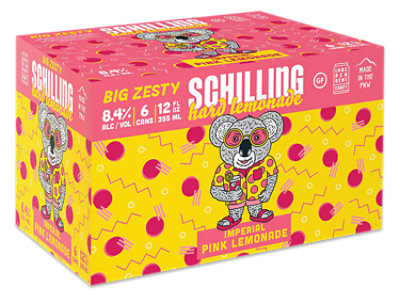 Schilling Imperial Pink Lemonade In Cans - 6-12 Fl. Oz. - Image 1