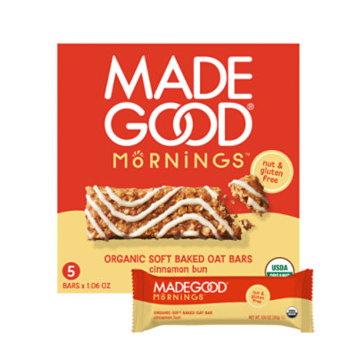 MadeGood Mornings Cinnamon Bun - 5-1.06 Oz - Image 1