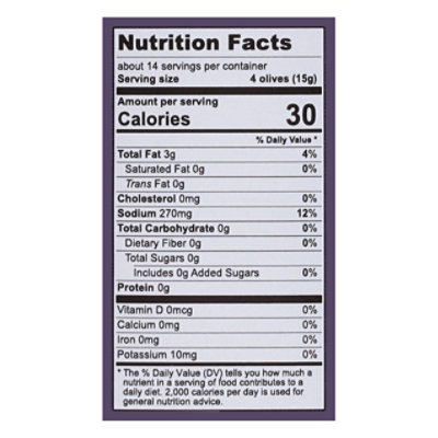 Divina Smoked Kalamata Olives - 7.8 Oz - Image 3