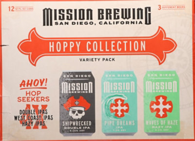 Mission Brewing Hoppy Collection Ipa Variety 12-12 Fl. Oz. - Image 3