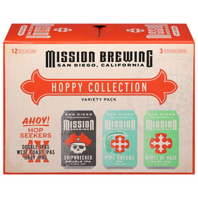 Mission Brewing Hoppy Collection Ipa Variety 12-12 Fl. Oz. - Image 1