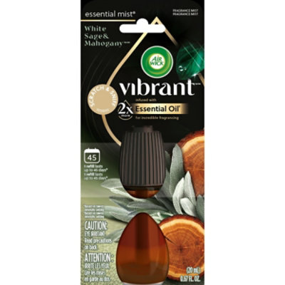 Air Wick Vibrant Essential Mist Diffuser Refill, White Sage & Mahogony - .67 Fl. Oz. - Image 2