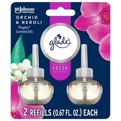 Glade Fresh Plugins Scented Oils Refills Orchid & Neroli - 2-.67 Fl. Oz. - Image 2