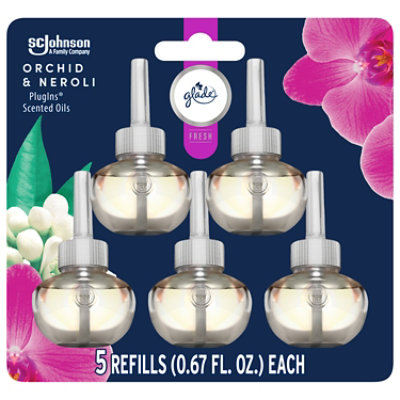 Glade Fresh Plugins Scented Oil Refills Orchid & Neroli -5-.67 Fl. Oz. - Image 2