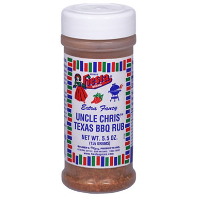 Fiesta Uncle Chris Texas Barbeque Rub - 5.5 Oz. - Image 1