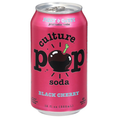 Culture Pop Soda Probiotic Black Cherry - 12 Fl. Oz. - Image 3