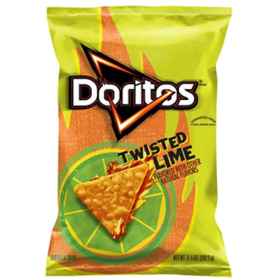 Doritos Twisted Lime Tortilla Chips - 9.25 Oz. - Image 3