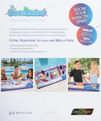 PoolCandy Stars & Stripes Buffet Cooler - Each - Image 4