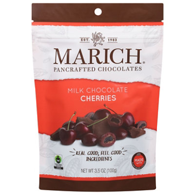 Marich Milk Chocolate Cherries Bag - 3.5 Oz - Image 3