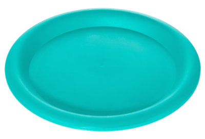 Signature Select 10 Inch Plastic Plate Turq - Each - Image 1