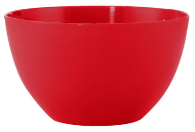 Signature Select Plastic Red Bowl 5.5 Inch - Each - Image 1