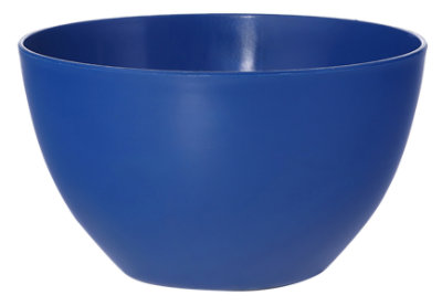 Signature Select 5.5 Inch Blue Plastic Bowl - Each - Image 1