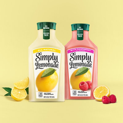 Simply Lemonade W Raspberry In Bottle - 89 Fl. Oz. - Image 4