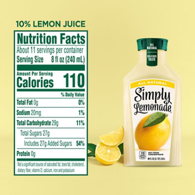 Simply Lemonade In Bottle - 89 Fl. Oz. - Image 3