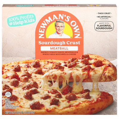 Newmans Own Sourdough Crust Meatball Pizza - 23.71 Oz - Image 3