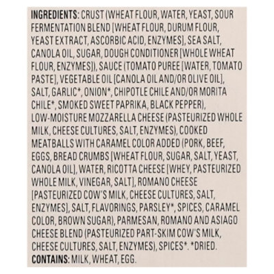 Newmans Own Sourdough Crust Meatball Pizza - 23.71 Oz - Image 5