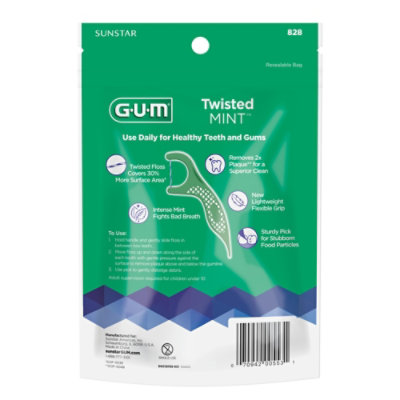 Gum Twisted Mint Flossers - 90 Count - Image 2