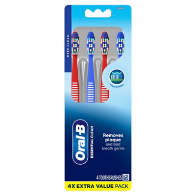 Oral-b Healthy Clean Soft Bristles Toothbrushes - 4 Count - Image 6