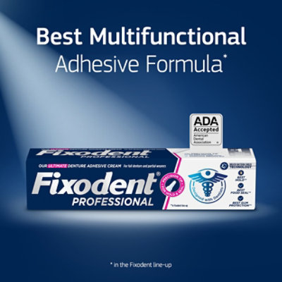 Fixodent Professional Denture Care Denture Adhesive - 1.8 Oz - Image 2
