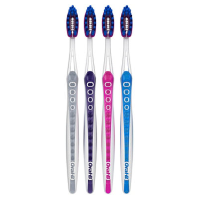 Oral-B Pro-flex Stain Eraser Medium Manual Toothbrush - 4 Count - Image 4