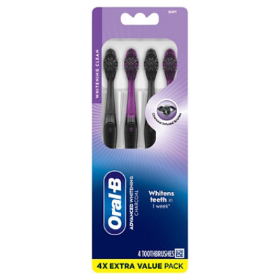 Oral-b Charcoal Soft Toothbrush - 4 Count - Image 6