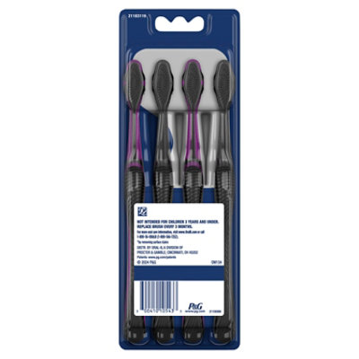 Oral-b Charcoal Soft Toothbrush - 4 Count - Image 7