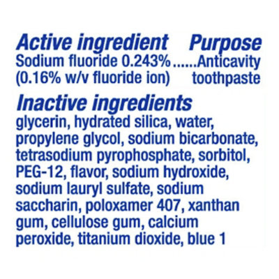 Crest Fresh Mint Baking Soda & Peroxide Whitening Toothpaste Value Pack - 3-5.7 Oz - Image 6