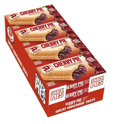 JJs Bakery Cherry Pie - 4 Ounce (Pack of 48) - Image 1